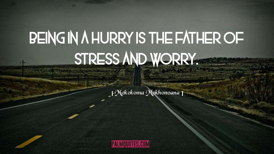 Stress And Worry quotes by Mokokoma Mokhonoana