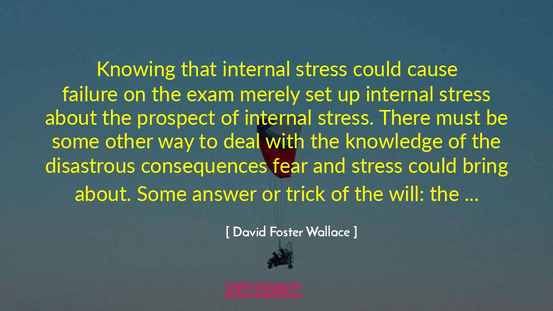 Stress Kills quotes by David Foster Wallace