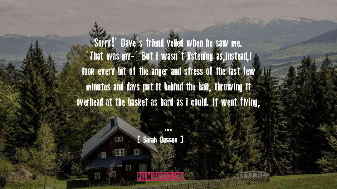 Stress Less quotes by Sarah Dessen