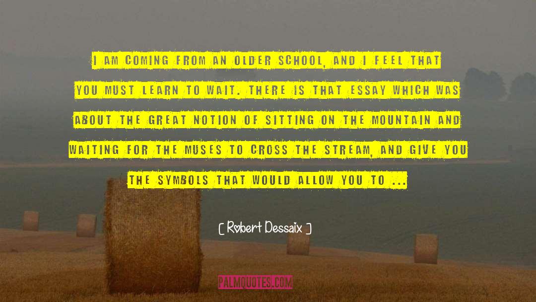 Stress Of School quotes by Robert Dessaix