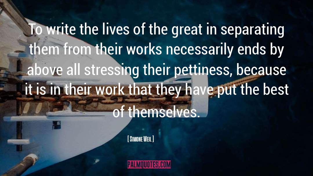 Stress quotes by Simone Weil