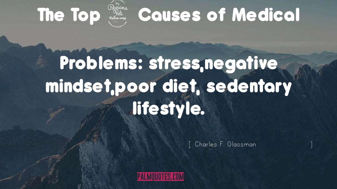 Stress Related quotes by Charles F. Glassman