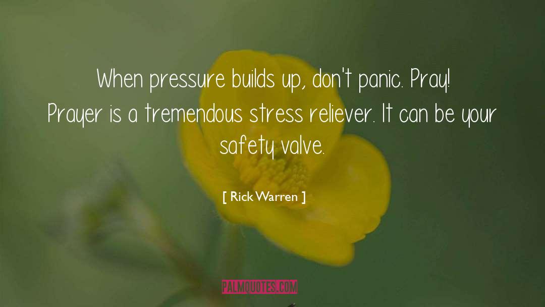 Stress Reliever quotes by Rick Warren