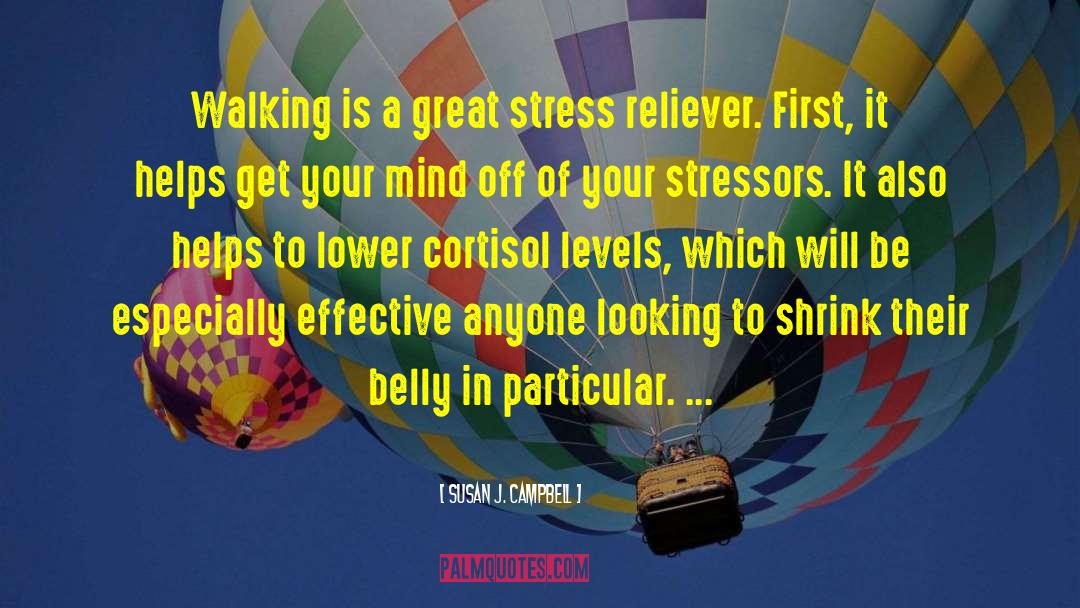 Stress Reliever quotes by Susan J. Campbell