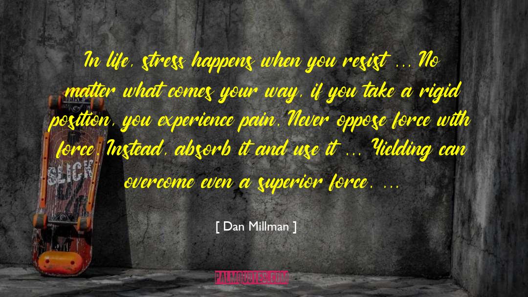 Stress Reliever quotes by Dan Millman