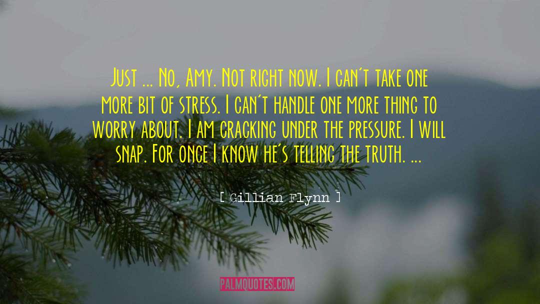 Stress Relieving quotes by Gillian Flynn