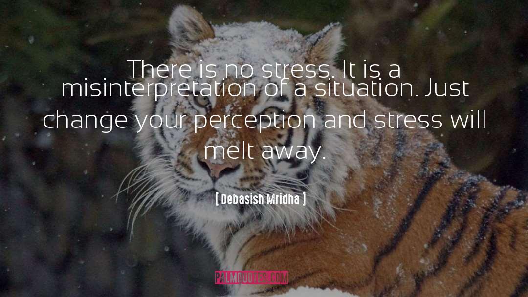 Stress Will Melt Away quotes by Debasish Mridha