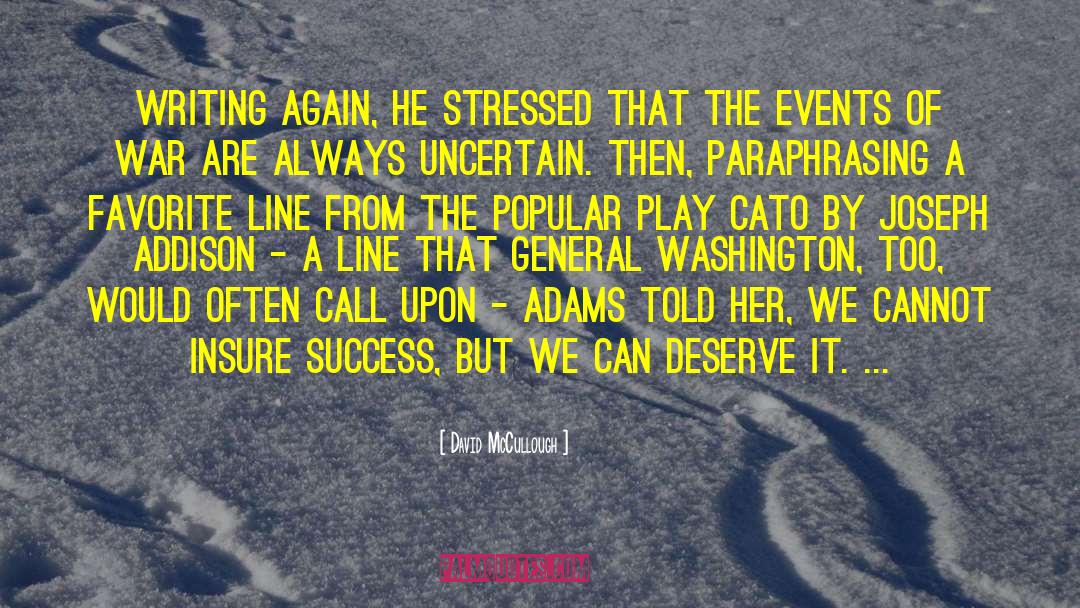 Stressed Less quotes by David McCullough