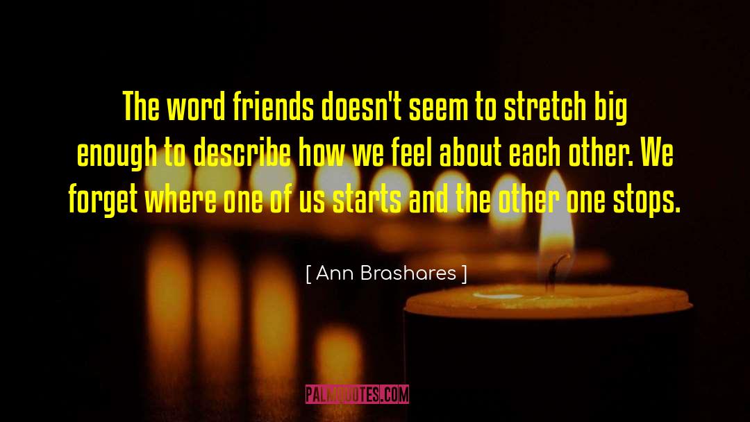 Stretch Marks quotes by Ann Brashares