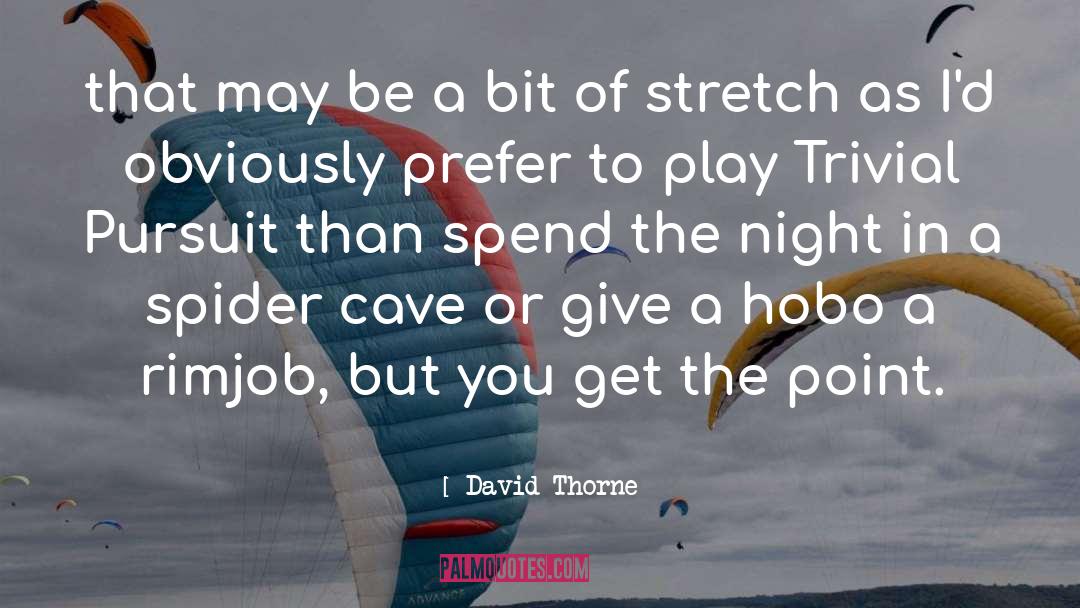 Stretch quotes by David Thorne