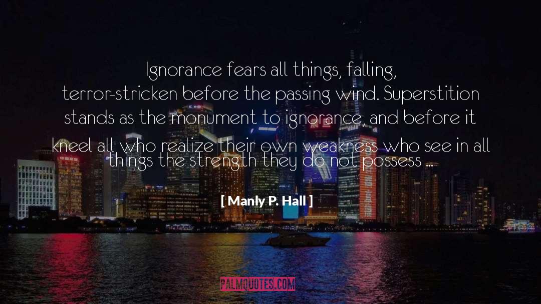 Stricken quotes by Manly P. Hall