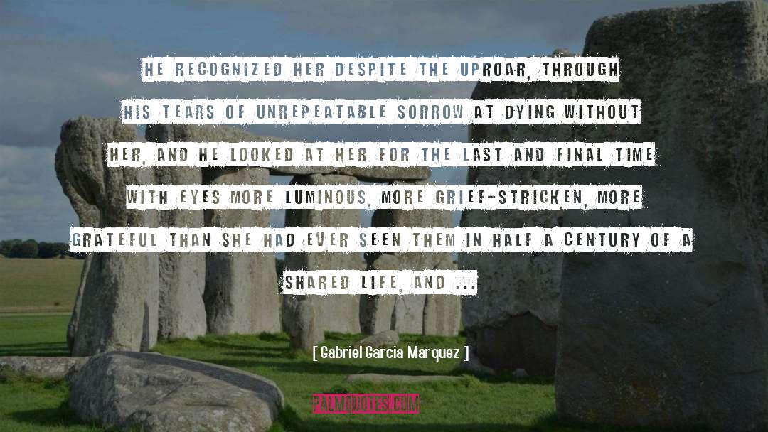 Stricken quotes by Gabriel Garcia Marquez