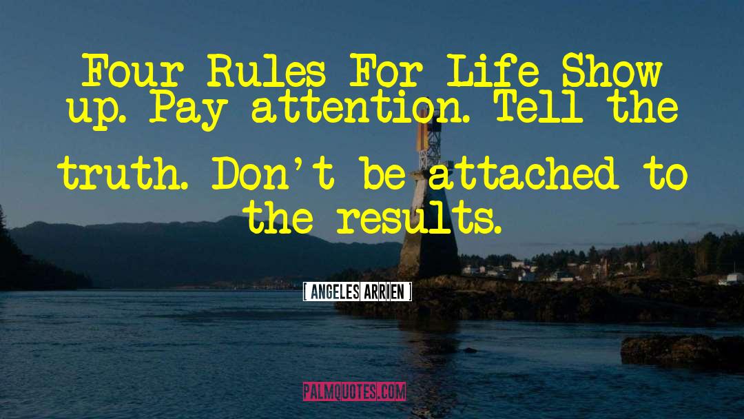 Strict Rules quotes by Angeles Arrien