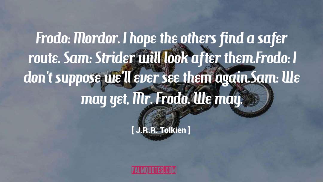 Strider quotes by J.R.R. Tolkien
