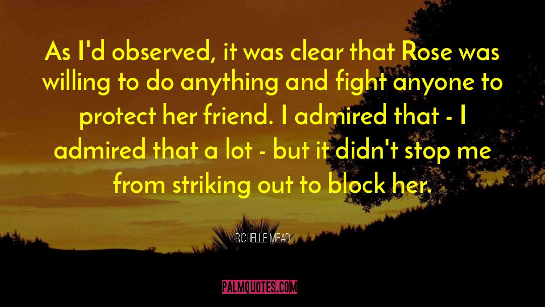 Striking Out quotes by Richelle Mead