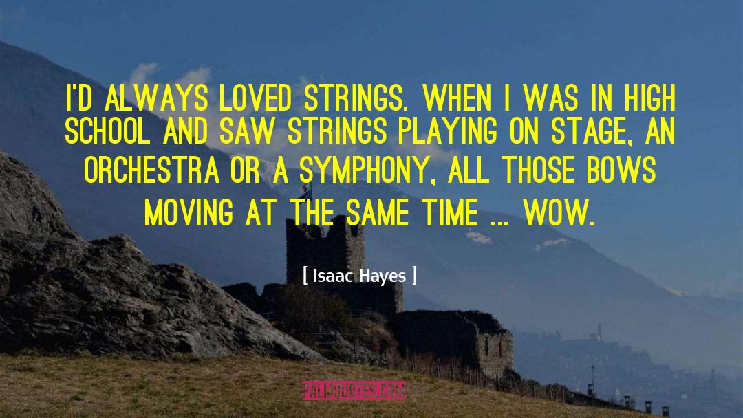 String Orchestra quotes by Isaac Hayes