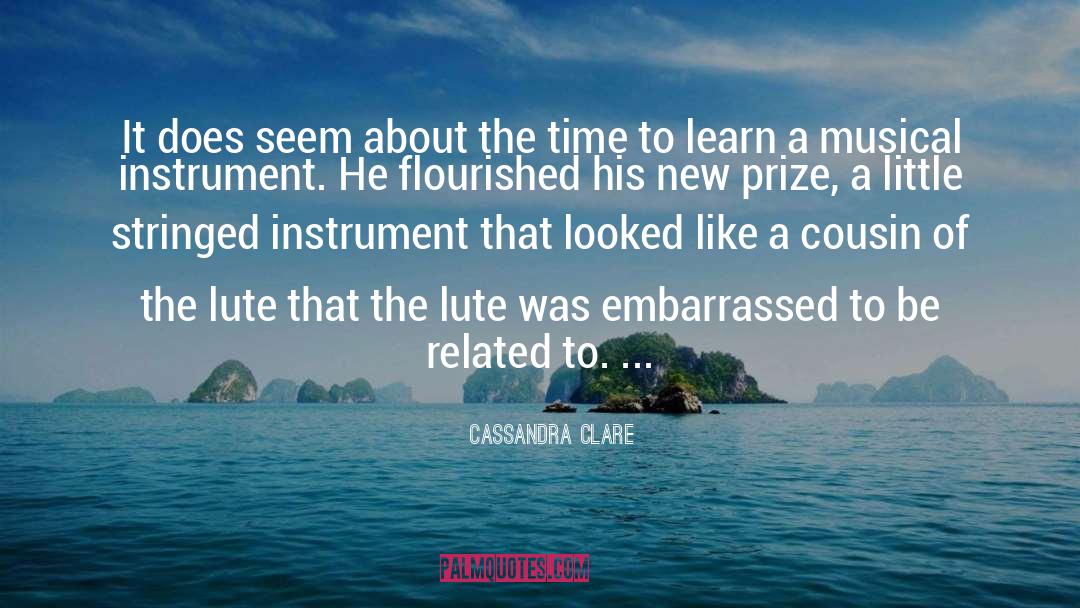 Stringed Instrument quotes by Cassandra Clare