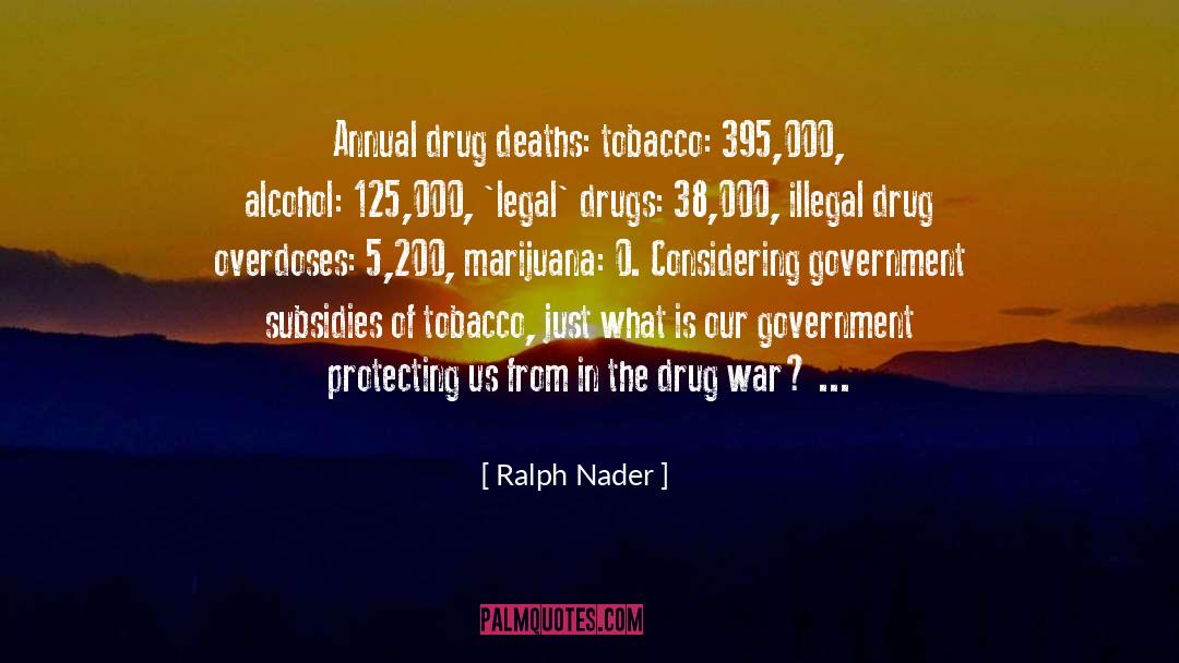 Stringing Tobacco quotes by Ralph Nader