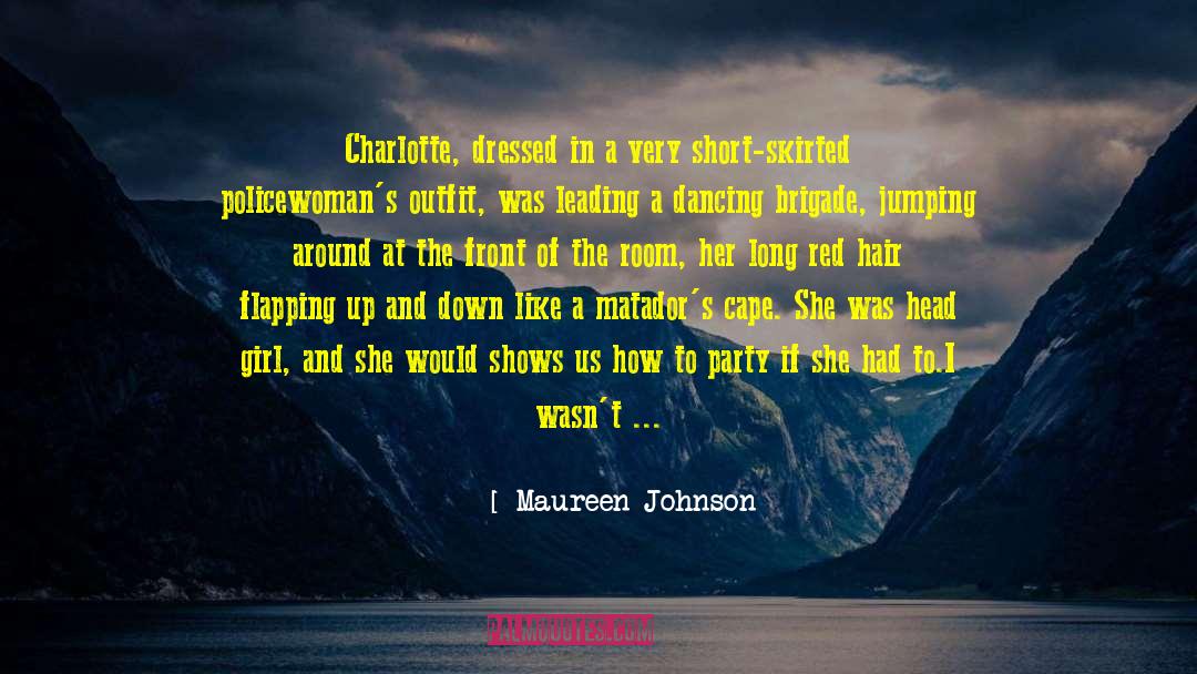 Stripper quotes by Maureen Johnson