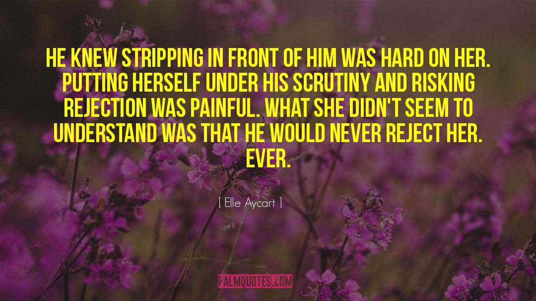 Stripping quotes by Elle Aycart
