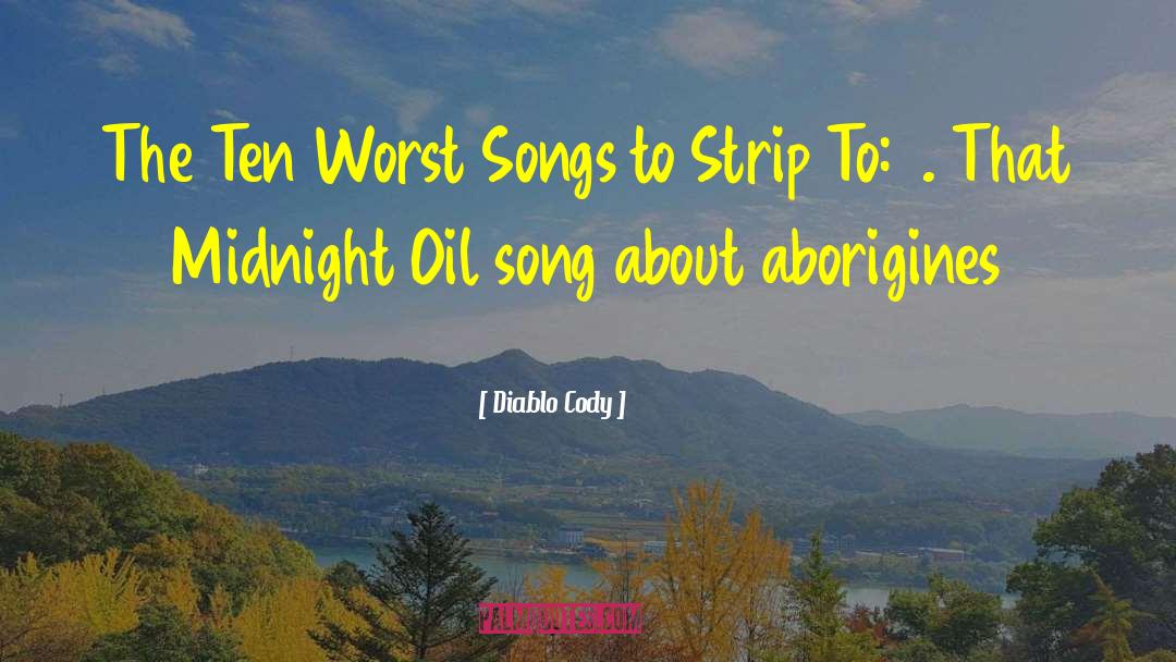 Stripping quotes by Diablo Cody