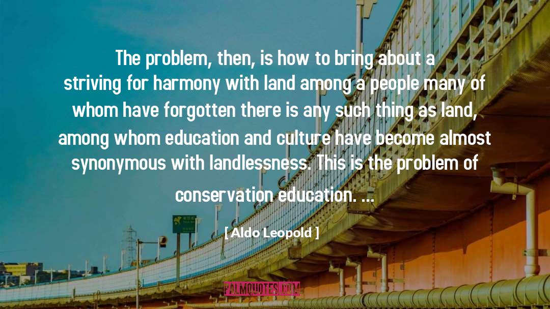 Strive quotes by Aldo Leopold