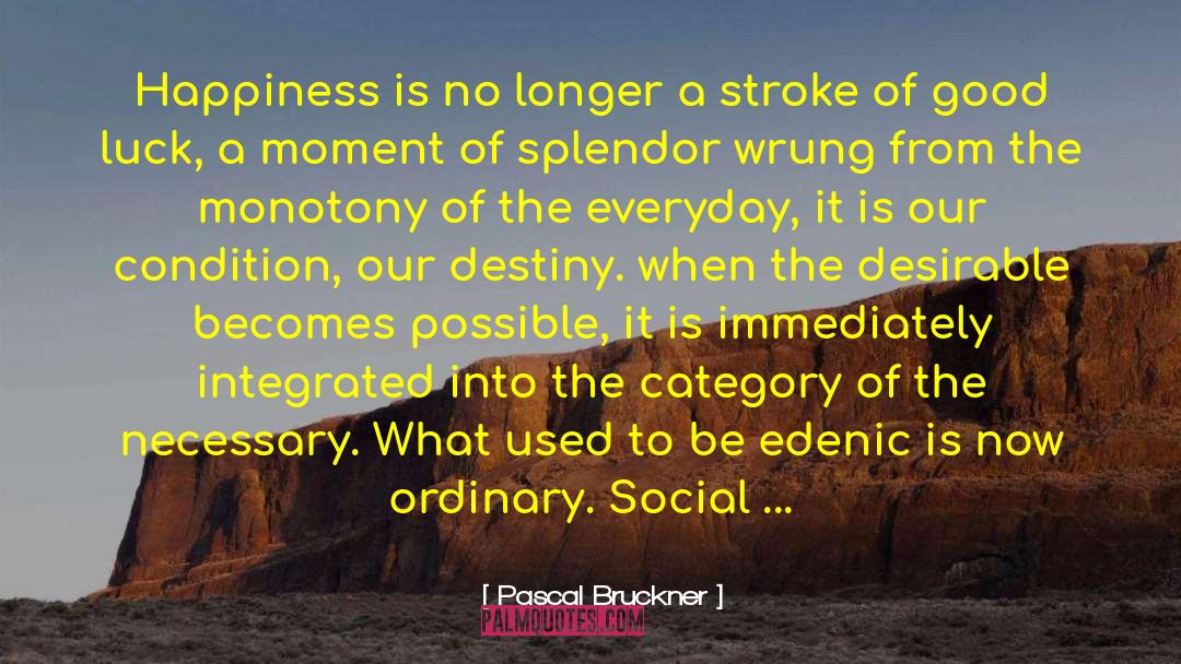 Stroke Of Enticement quotes by Pascal Bruckner