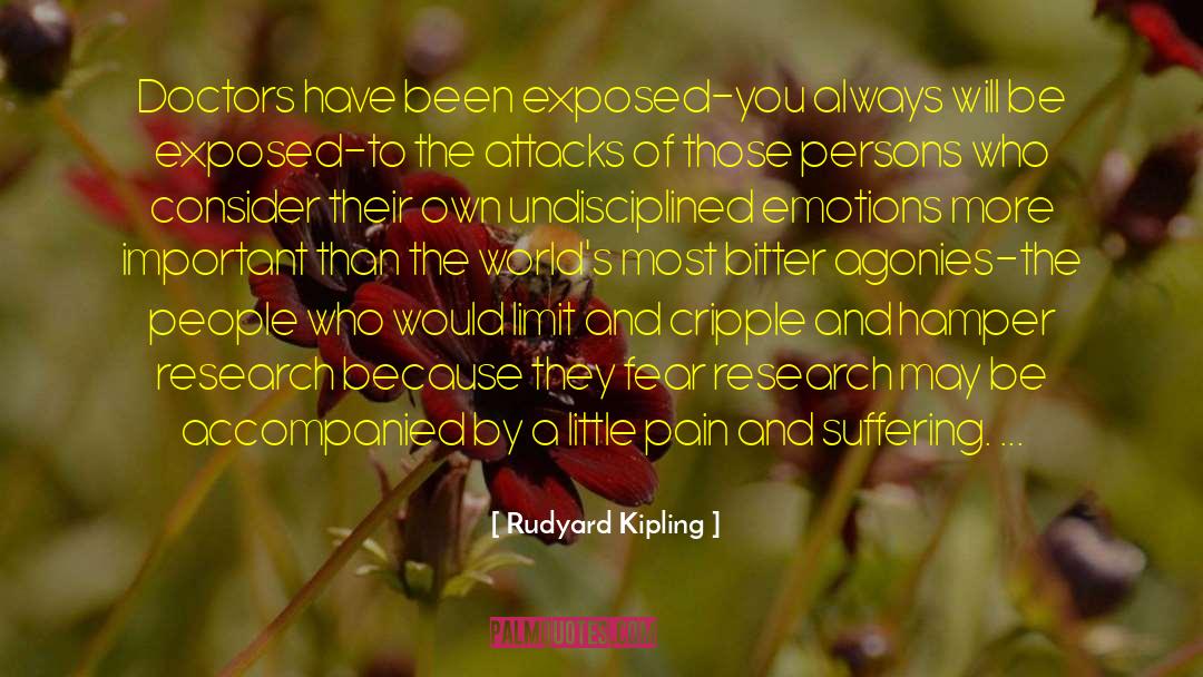 Stroked By Pain quotes by Rudyard Kipling