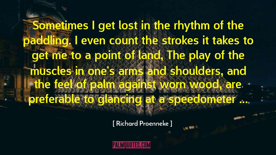 Strokes quotes by Richard Proenneke