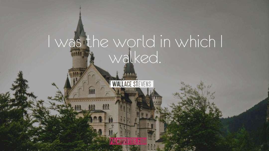 Strolling quotes by Wallace Stevens