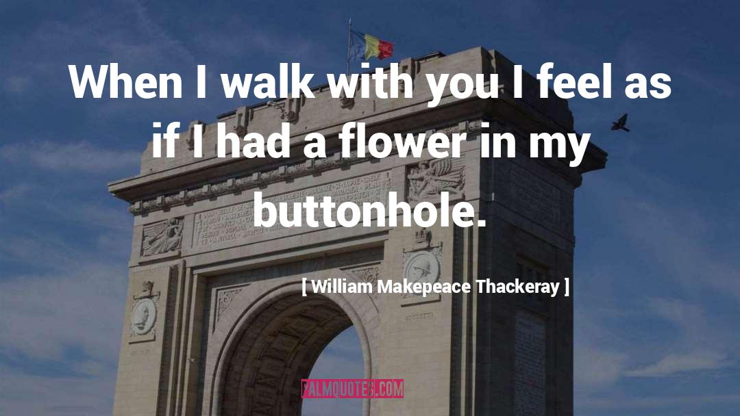 Strolling quotes by William Makepeace Thackeray