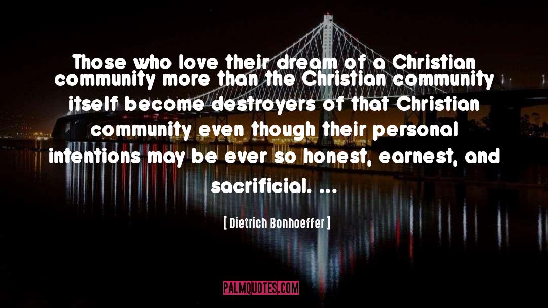 Strong Community quotes by Dietrich Bonhoeffer