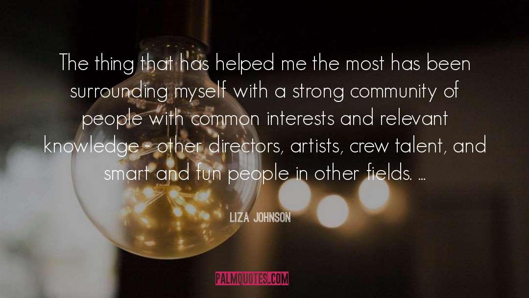 Strong Community quotes by Liza Johnson