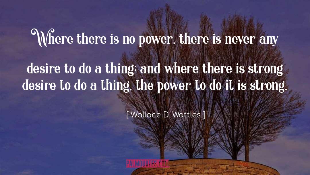 Strong Desire quotes by Wallace D. Wattles