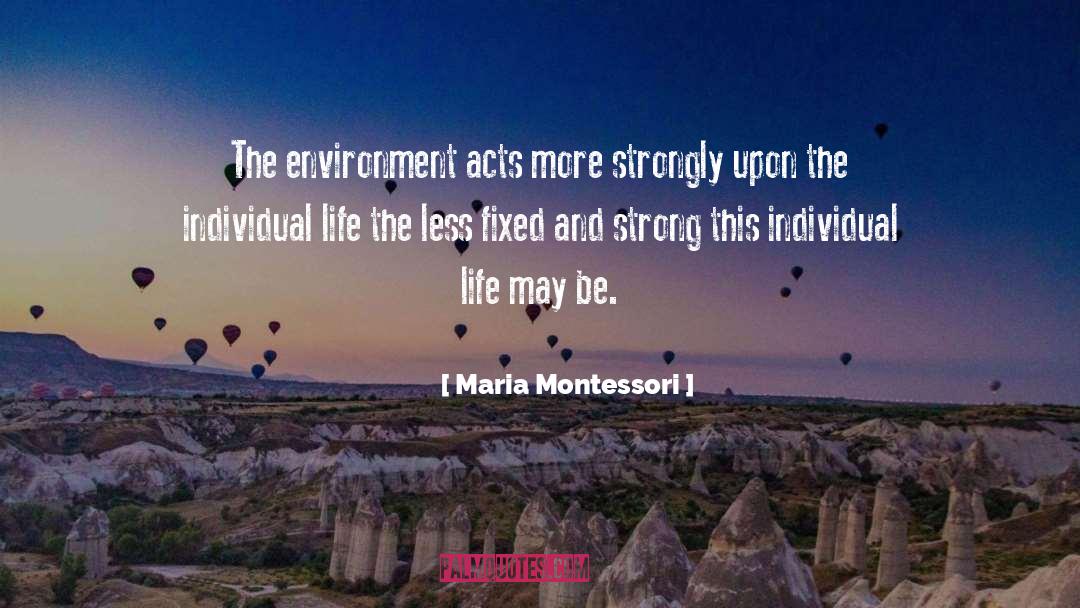 Strong Economies quotes by Maria Montessori