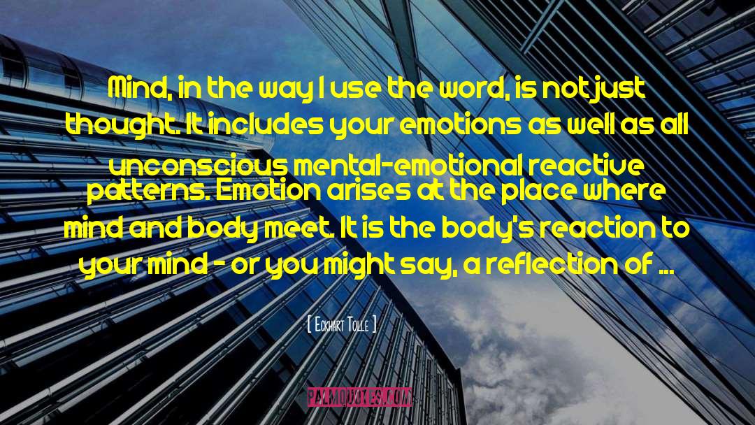 Strong Emotions quotes by Eckhart Tolle