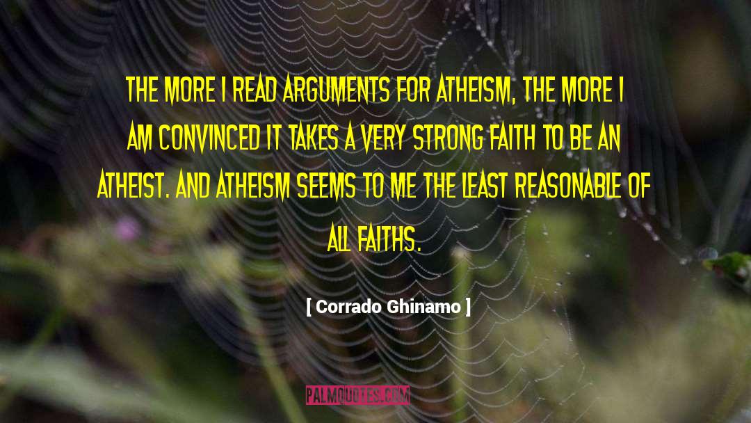 Strong Faith quotes by Corrado Ghinamo
