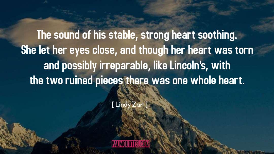 Strong Heart quotes by Lindy Zart