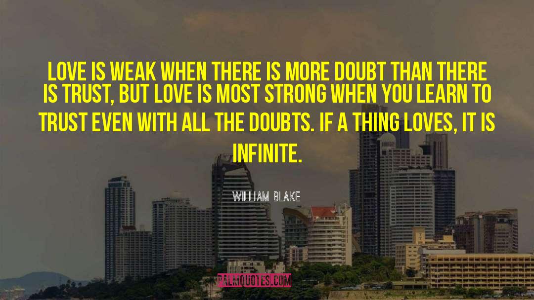 Strong Love quotes by William Blake