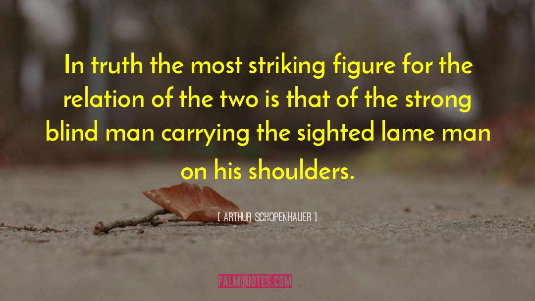 Strong Man Bible quotes by Arthur Schopenhauer