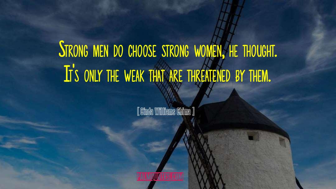 Strong Men quotes by Cinda Williams Chima