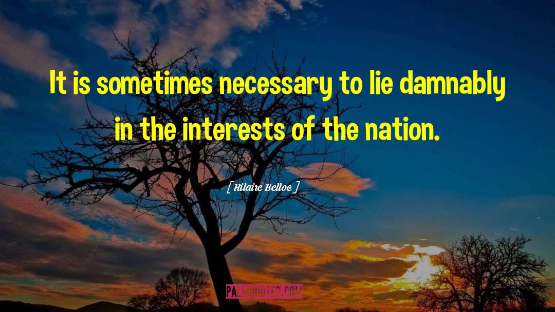 Strong Nation quotes by Hilaire Belloc