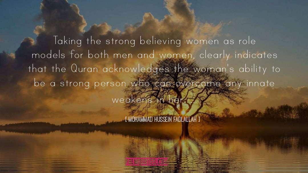 Strong Person quotes by Mohammad Hussein Fadlallah