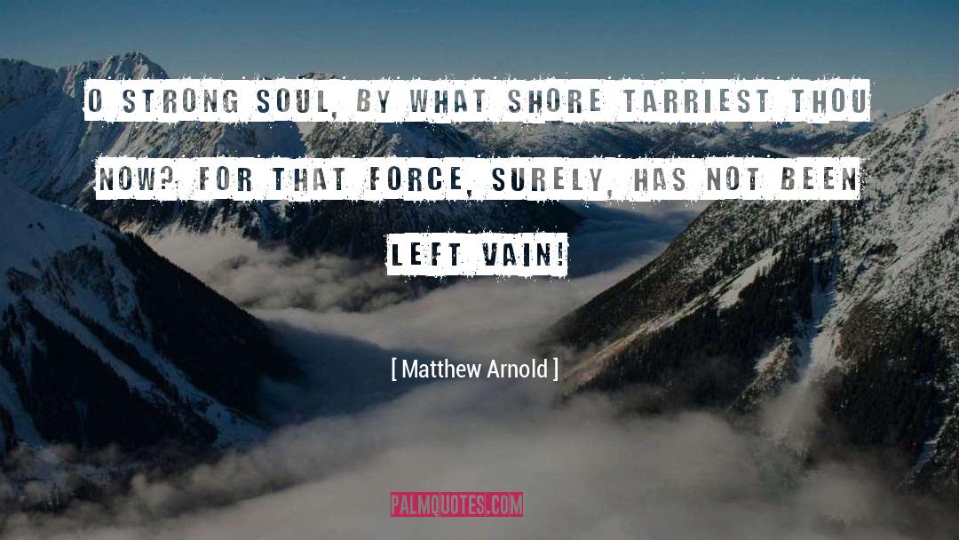Strong Union quotes by Matthew Arnold