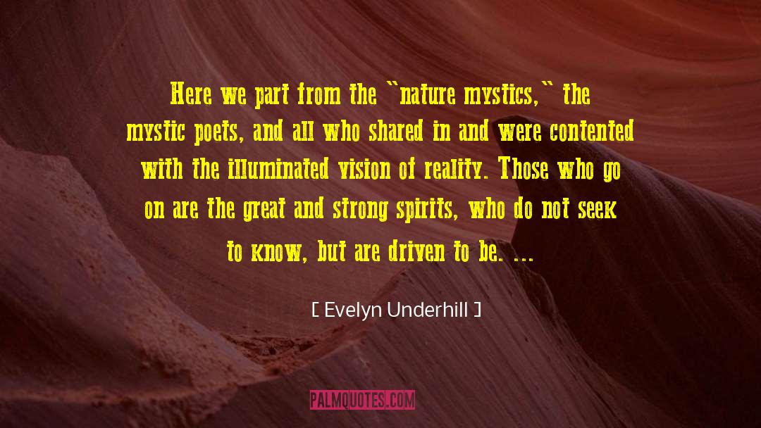 Strong Vision quotes by Evelyn Underhill
