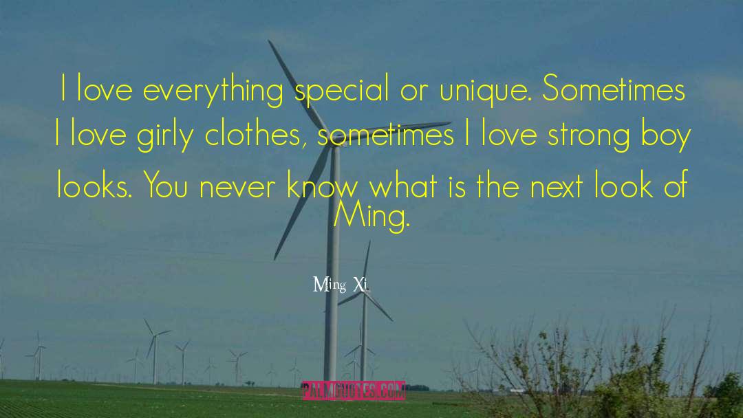 Strong Wish quotes by Ming Xi