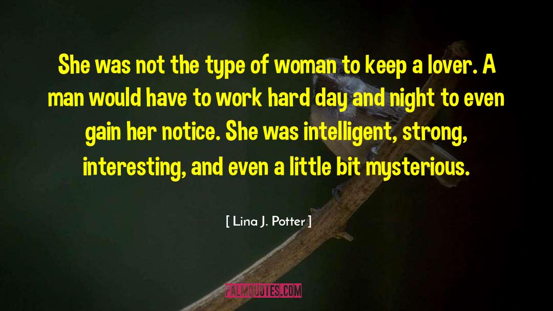 Strong Woman Urban Fantasy quotes by Lina J. Potter