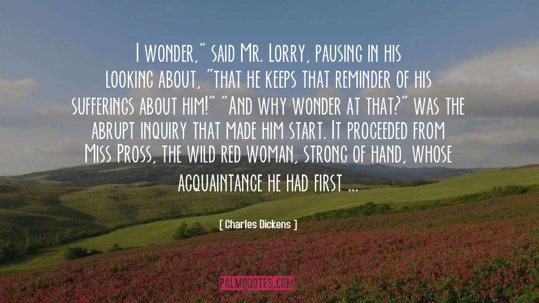 Strong Wonder Woman quotes by Charles Dickens