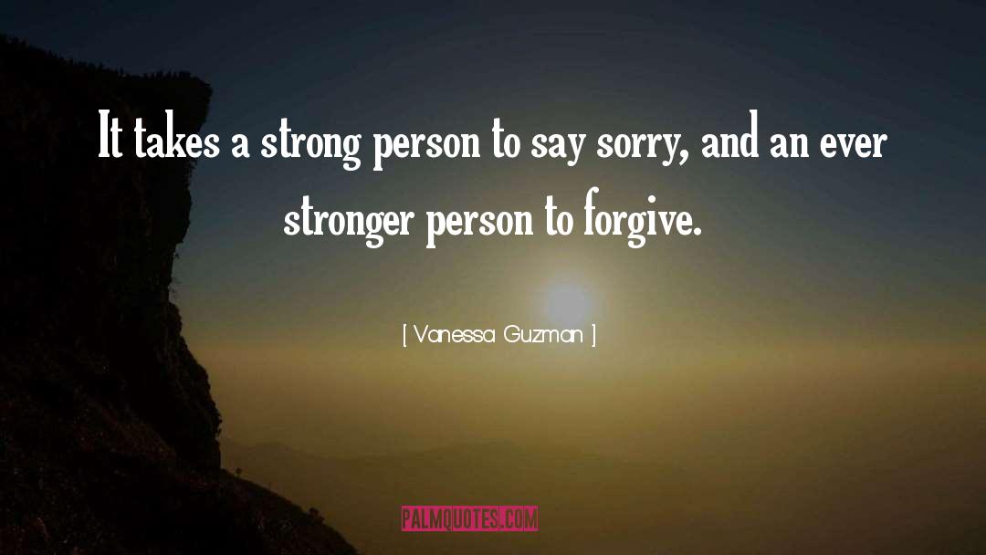 Stronger Person quotes by Vanessa Guzman