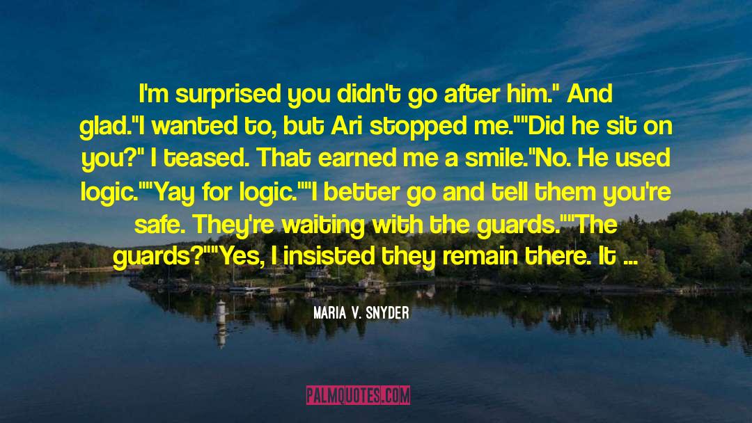 Stronger Together quotes by Maria V. Snyder